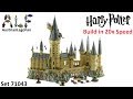 Building Lego Hogwarts Castle in 20x Speed - Set 71043 - Lego Harry Potter