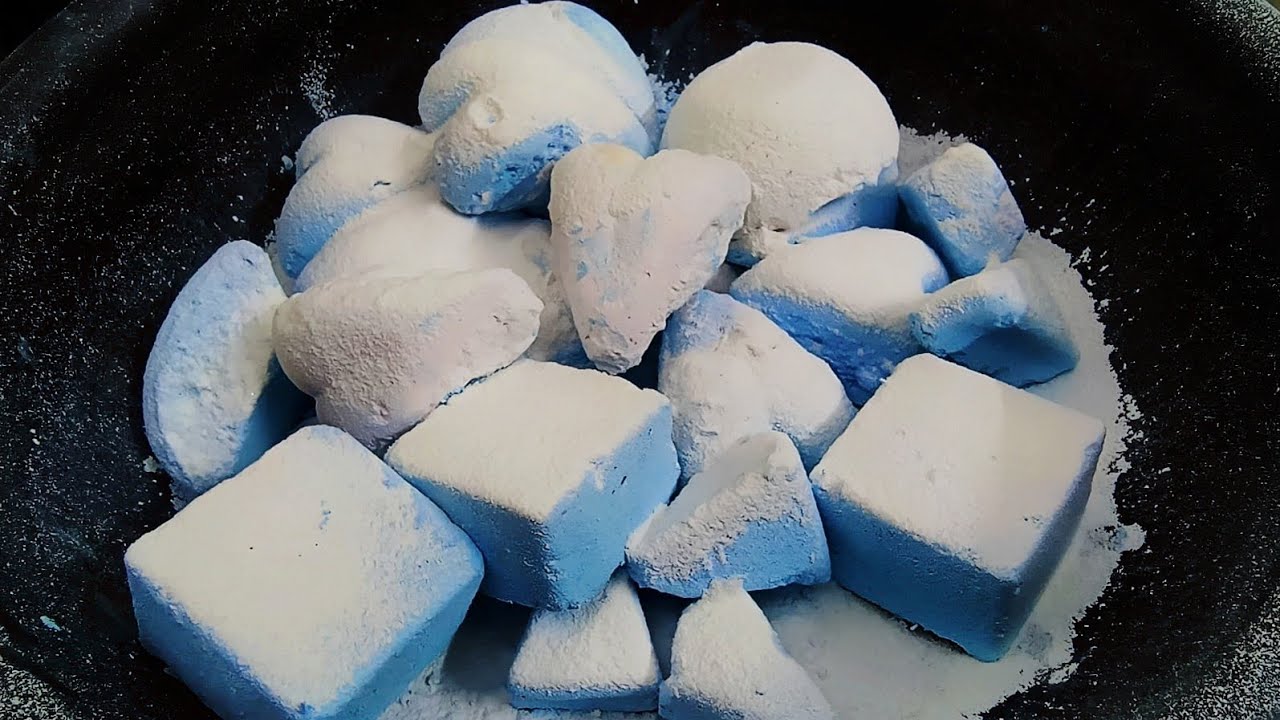 October Leftovers Part One • Softest Icy Blue + Broken Plain Reforms Crush ASMR 🧊🥶❄️