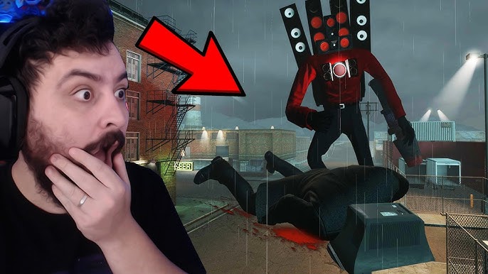 TENTANDO SOBREVIVER ao SPIDER SKIBIDI TOILET na CIDADE DOMINADA DO GARRYS  MOD!! 