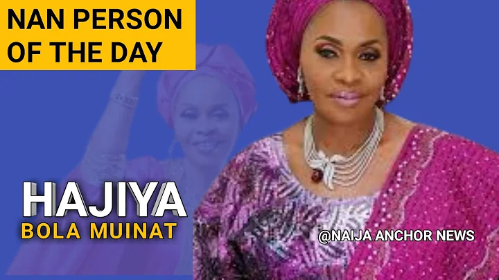 BOLA MUINAT SHAGAYA IS OUR PERSON OF THE DAY @NaijaAnchorNew