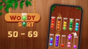 Woody Sort: Ball Sort Puzzle | Level 50 - 69