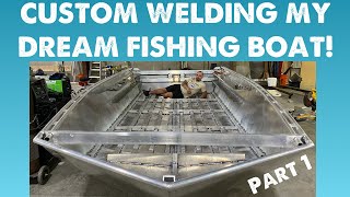 EXTRA WIDE 17' Custom Welded Boat Build  Part 1