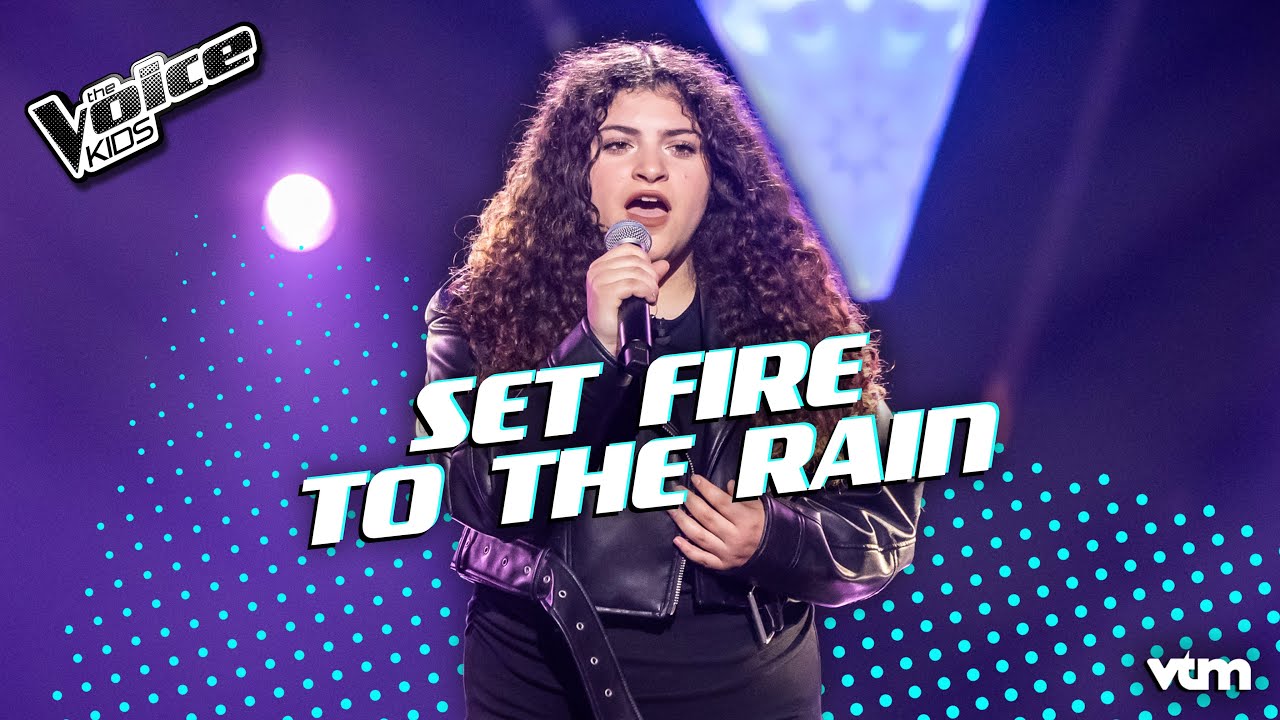 Nisa - 'Set Fire To The Rain' | Blind Auditions | The Voice Kids | VTM