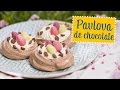 Mini pavlovas de chocolate - O Chef e a Chata