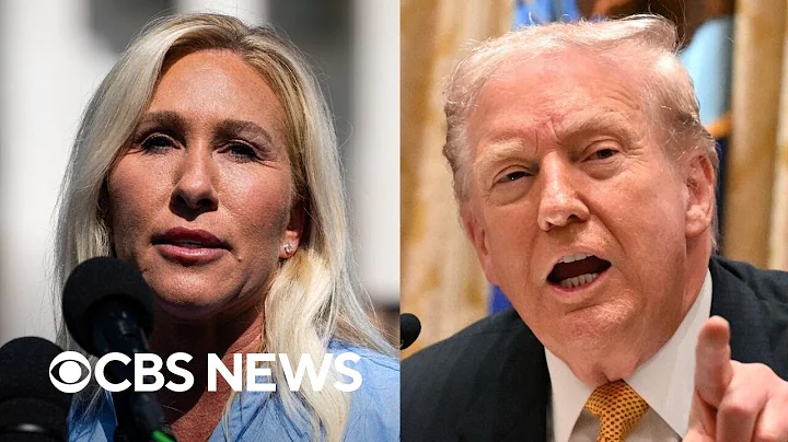 Trump reacts to Marjorie Taylor Greene's claims about Republicans in "60 Minutes" interview