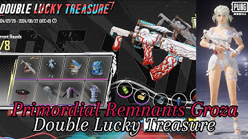 New Primordial Remnants Groza Double Lucky Treasure Crate Opening | 3300 UC