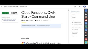 Cloud Functions: Qwik Start - Command Line