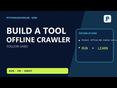 Build an Offline Python Web Crawler on Fixture Pages