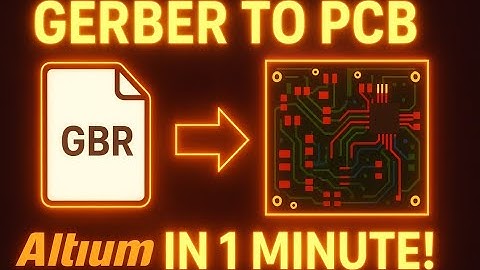 How to Convert Gerber File to PCB File | Gerber to PCB Layout in Altium / EasyEDA | PCB Design Tips