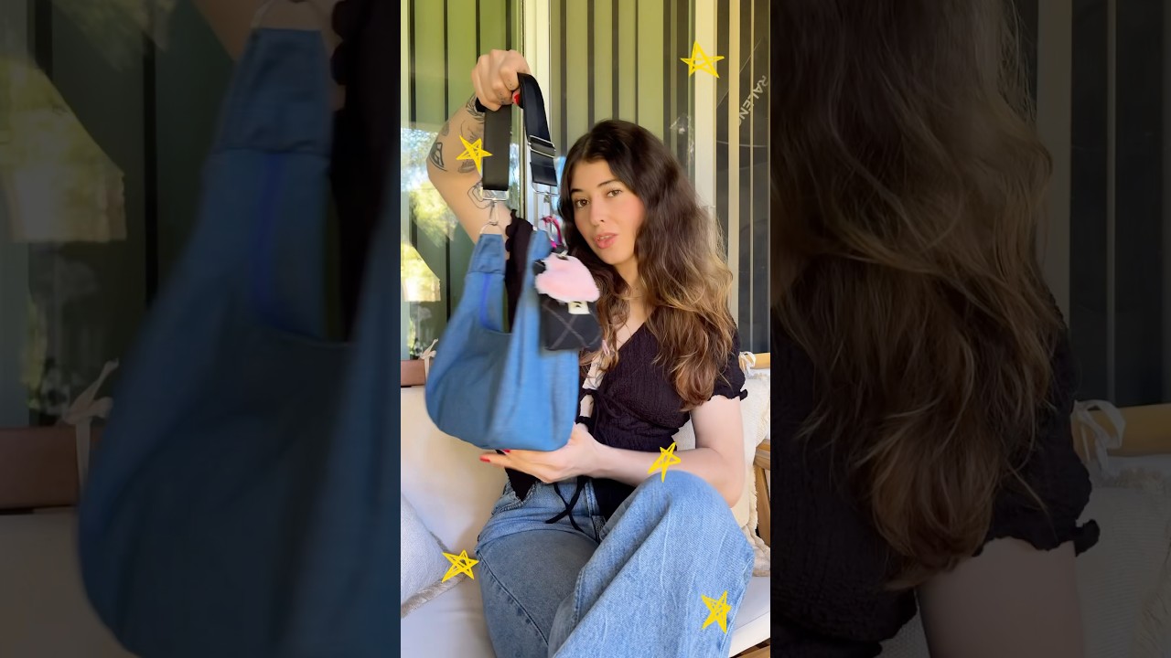 Me pidieron este bolso en jean negro… y no pude resistirme 😍