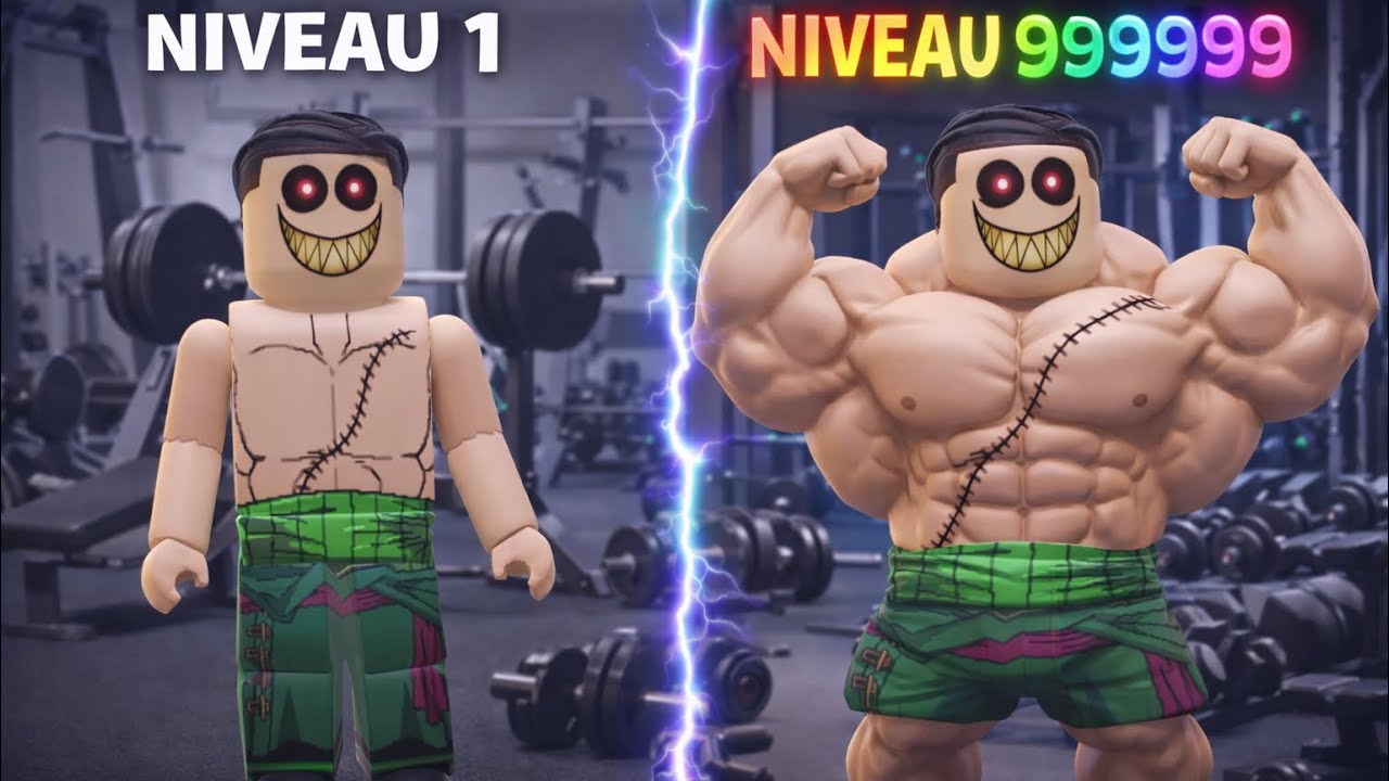 ÊTRE LE PLUS MUSCLÉ sur Roblox !!
