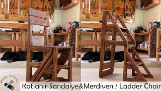 Making a Ladder Chair / Merdiven Sandalye Yapımı