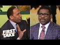 Stephen A. Smith Has Heated Argument With Michael Irvin | First Take | March 24, 2017