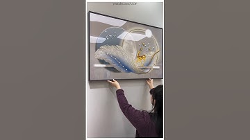 "Transform Your Space with This Stunning Wall Painting!" #shorts #smarthome #hometour #beautiful