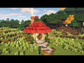 Minecraft Aesthetic Mushroom House Tutorial