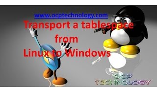 How to transport a tablespace from linux to windows