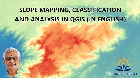Slope mapping in QGIS using SRTM data