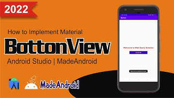 How to Implement Material ButtonView in Android Studio | MadeAndroid