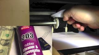 Renew your printer pickup roller! No more paper jams! Don't replace: rejuvenate! An easy fix!