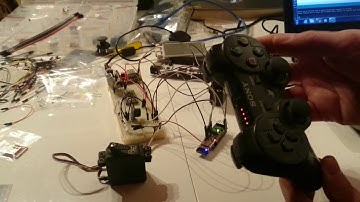 Arduino Mini with Usb Host shield and PS3 controll