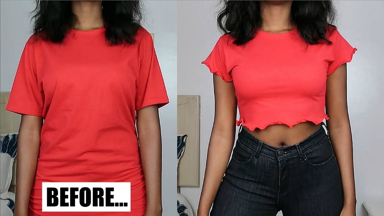 DIY Victoria Crop Blouse Top  How To Make a Crop top with Sewing