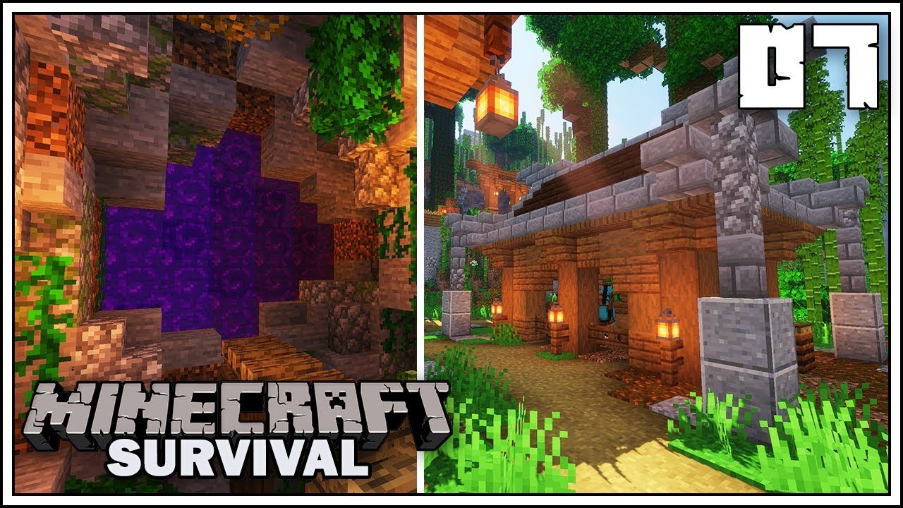 New Horse Stable Nether Portal Episode 7 Minecraft 1 14 Survival Let S Play Cmc Distribution English