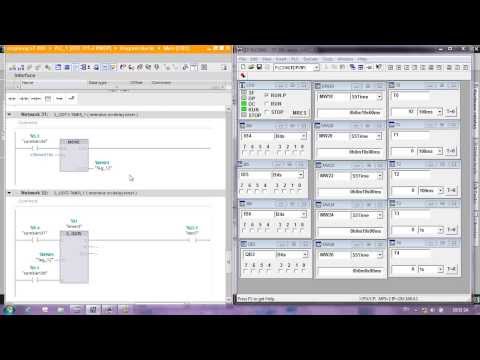 Simulation of S_PULSE, S_PEXT, S_ODT, S_ODTS, S_OFFDT timer in Tia Portal V12