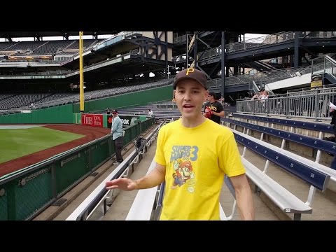 Zack Hample ballhawking at PNC Park