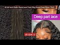 40 46 Inch Water Wave Lace Front Wig Loose Deep Wave 13x4 13x6 Hd L... — Top Rated 2026 | Buy Now!