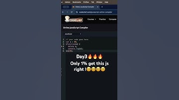 ⚡ JavaScript Output Questions  Day -3 Asked in Real Interviews! 2025 (0-3)