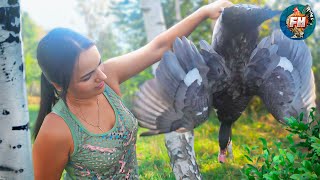 Country Life Vlog.Life in a Belarusian village.Сooking duck in a cauldron