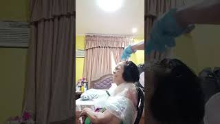 ILOFAM♥️88 y/o Mother in law Mama Eps' hair color in preparation for her SURPRISE BIRTHDAY PARTY