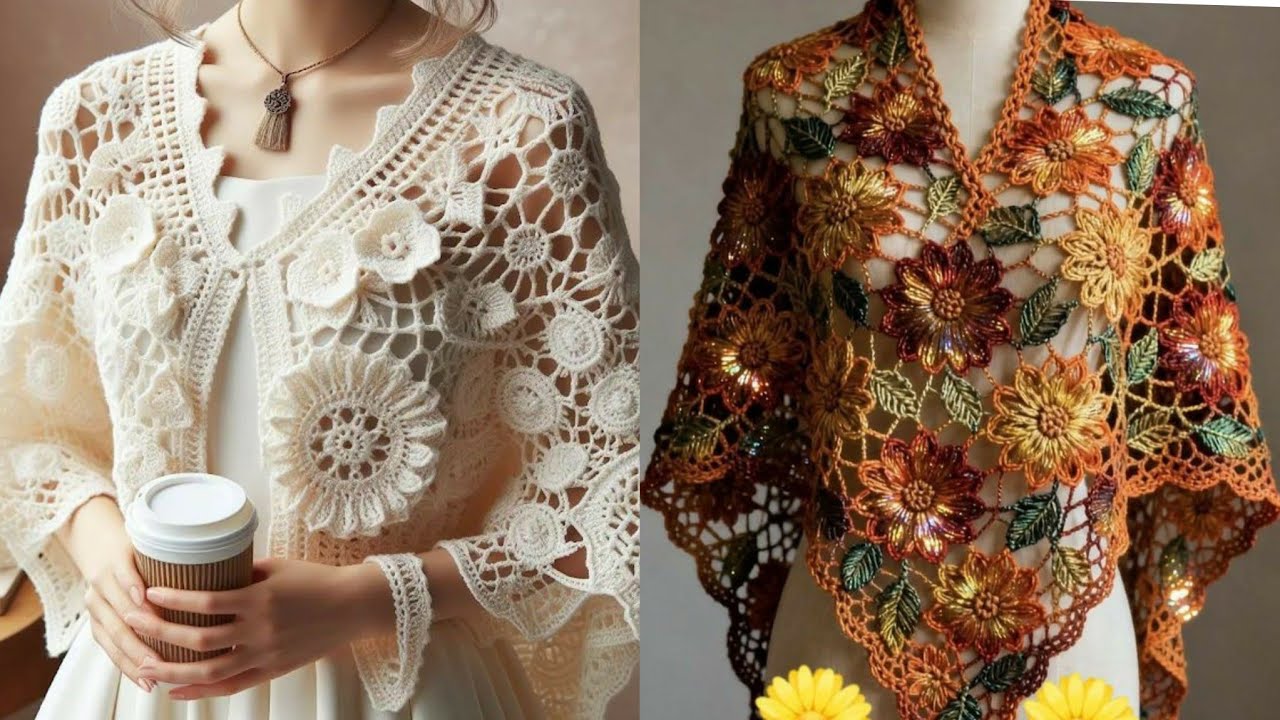 Trending Crochet Shawl Designs 2026 | Fashionable Handmade Style//Amazing Crochet Shawl Ideas