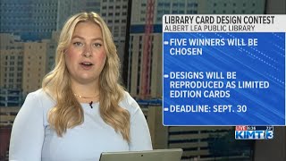 Library card design contest