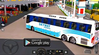 indian coach bus simulator in android gameplay || india bus simulator || 3d android gameplay screenshot 5