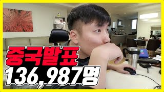 중국에서 코로나바이러스 밀접 접촉자수 136,987명