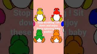 Spinning baby yoshis#wholesomepost