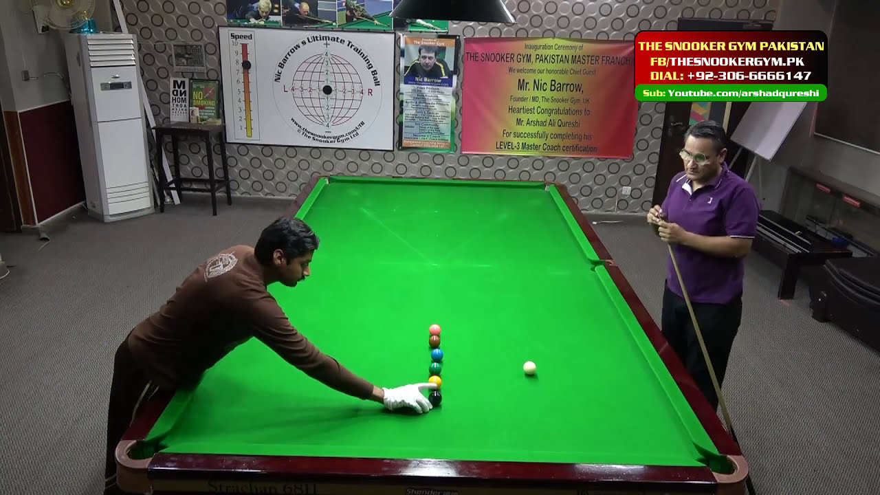 154. Important Potting Practice Between Pink & Black English Language, AQ Snooker Coaching Academy