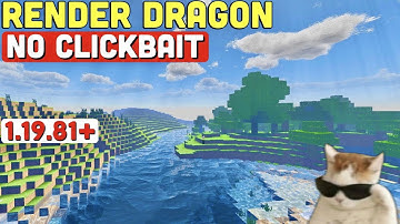 This is The Best Minecraft PE SHADER🔥  | Render Dragon 🤩1GB,2GB,3GB🔥 | IM SAKIB