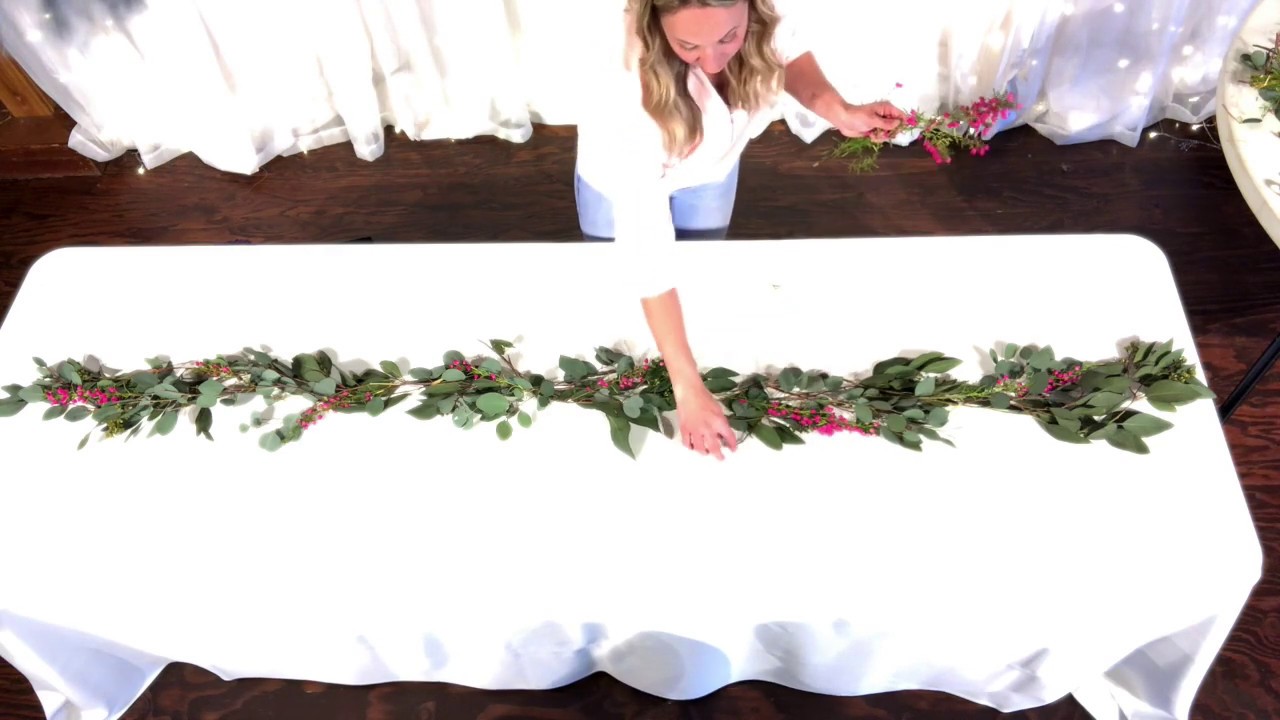 Garland Centerpiece DIY YouTube