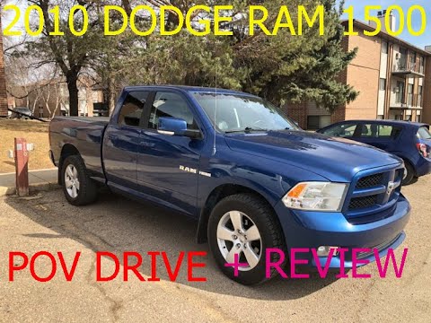 2010 DODGE RAM 1500 SLT REVIEW & POV DRIVE