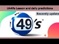 UK49S DAILY BANKER STRATEGY WITH DAILY PREDICTIONS