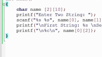 89. Array of String Part 2 in C Programming (Hindi)