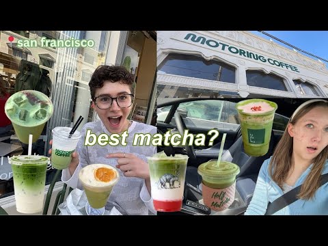 trying the BEST matcha lattes in san francisco