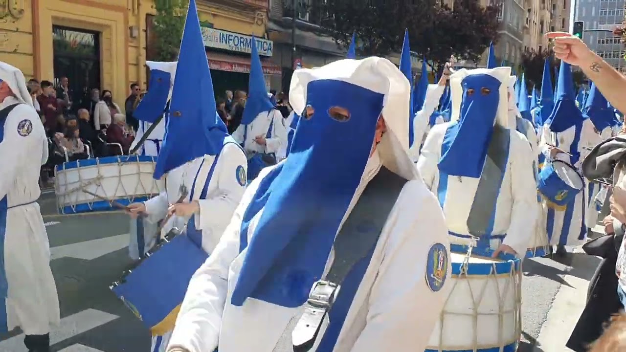 Holy week in Zaragoza (Cofradía de la entrada de Jesús en Jerusalén )