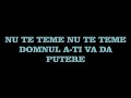 NEGATIV NU TE TEME DOMNUL A-TI VA DA PUTERE