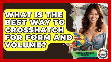 What Is The Best Way To Crosshatch For Form And Volume? - Drawing and Painting Academy