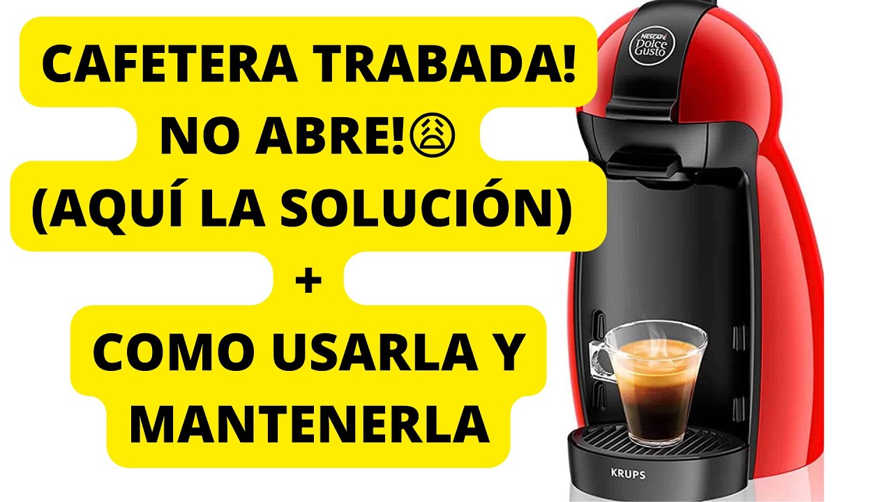 Como destrabar cafetera Dolce Gusto ☕️ - YouTube