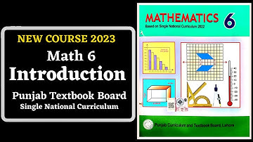 Expert Introduction to Class 6 Maths Punjab SNC 2023-24 for Punjab Boards by Punjab Textbook Board