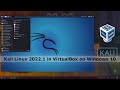 How to Install Kali Linux 2022 .1 in VirtualBox on Windows 10/11 Kali Linux for Beginners 2022